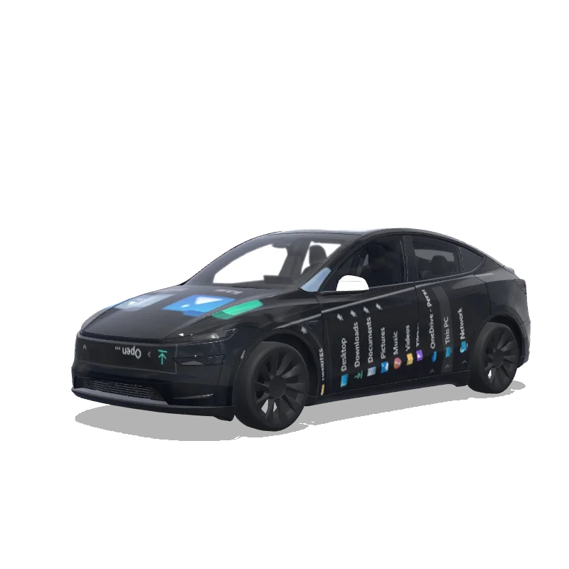 Tesla Model Y (2025+ Premium) custom wrap design