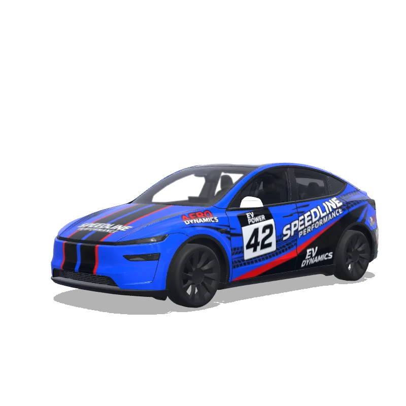 Tesla Model Y (2025+ Premium) tilpasset wrap-design