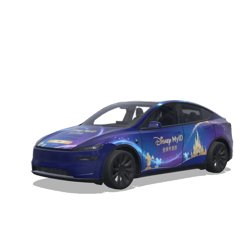 Tesla Model Y (2025+ Premium) custom wrap design