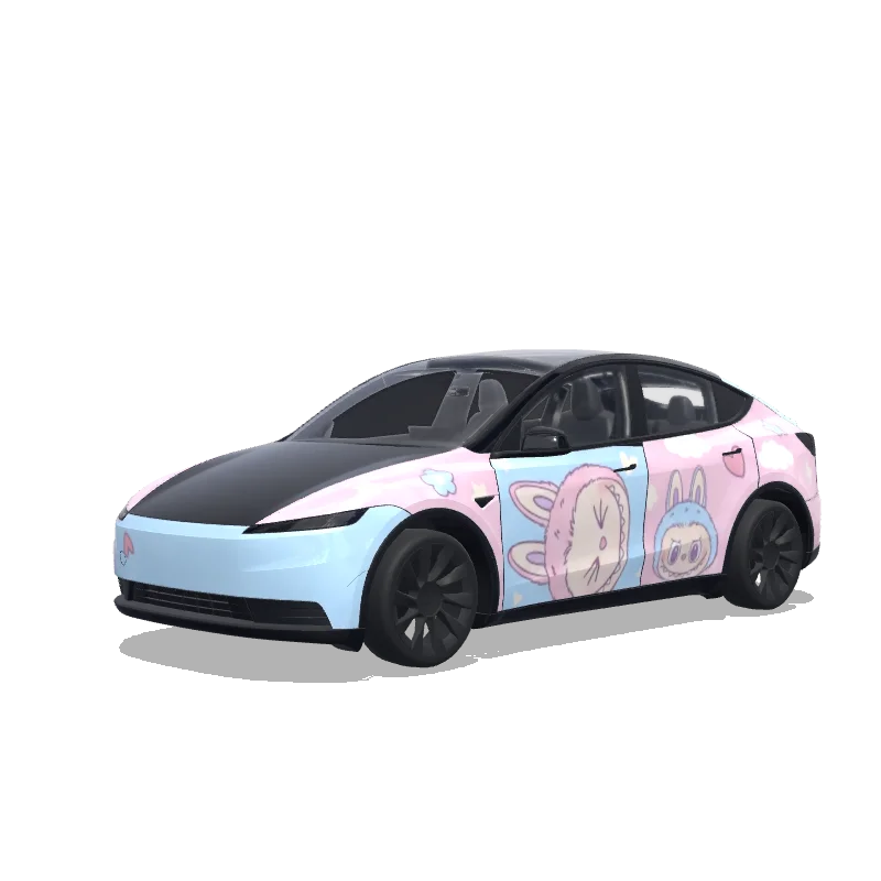 Tesla Model Y (2025+ Standard) custom wrap design