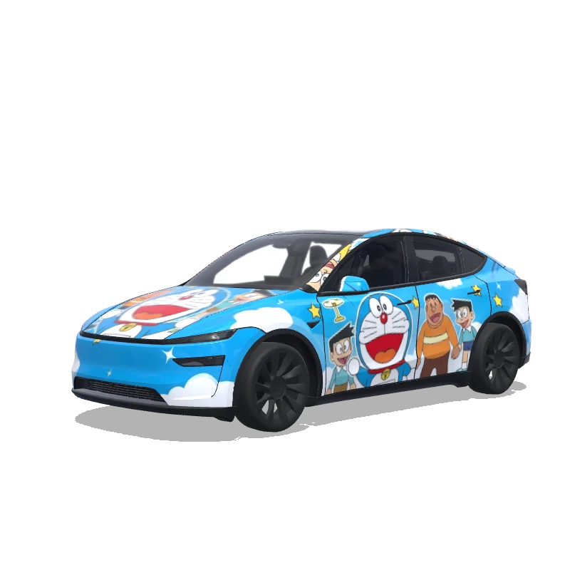 Tesla Model Y (2025+ Premium) custom wrap design