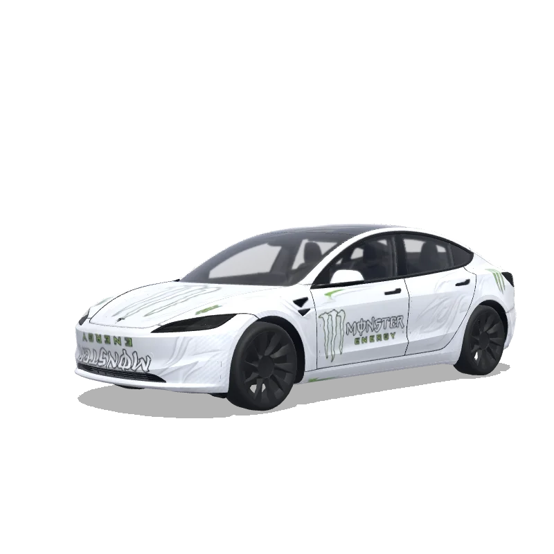 Tesla Model 3 (2024+ Standard/Premium) custom wrap design