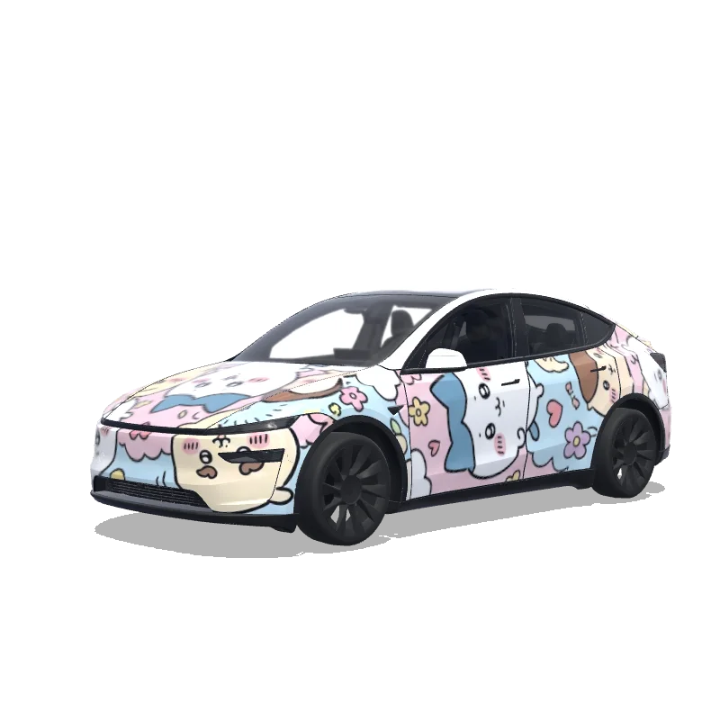 Tesla Model Y (2025+ Premium) custom wrap design