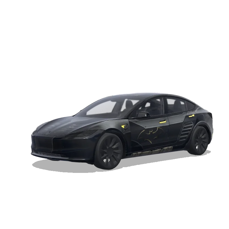 Tesla Model 3 (2024+ Standard/Premium) custom wrap design