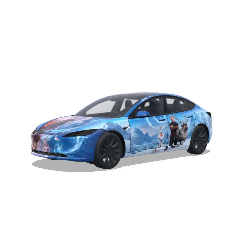 Individuelles Folierungsdesign für Tesla Model 3 (2024+ Standard/Premium)