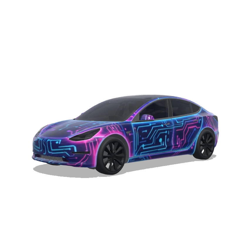 Trone2 - Tesla Model 3 wrap