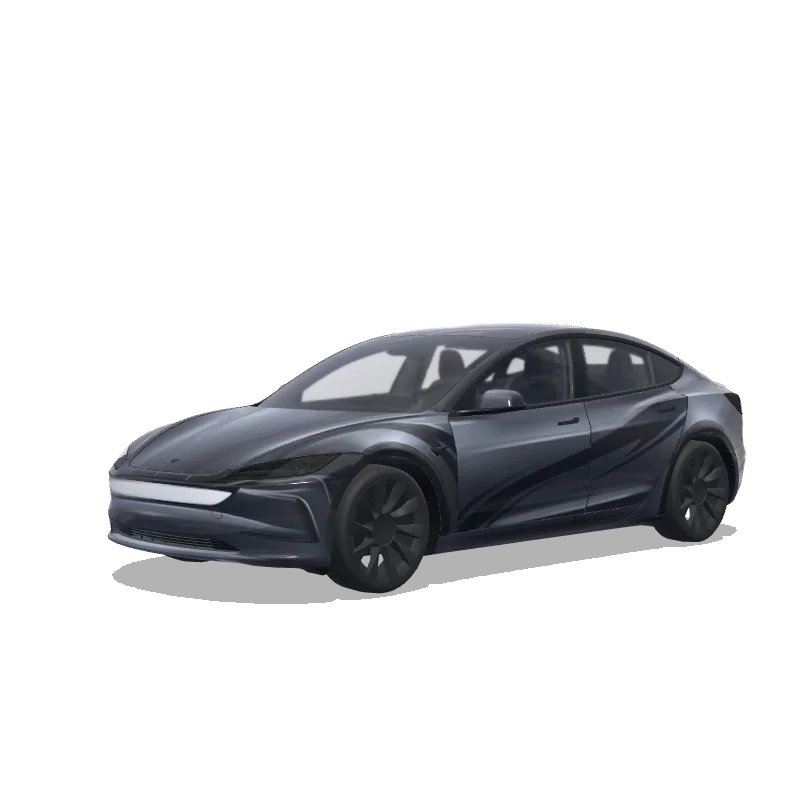 Tesla Model 3 (2024+ Standard/Premium) custom wrap design
