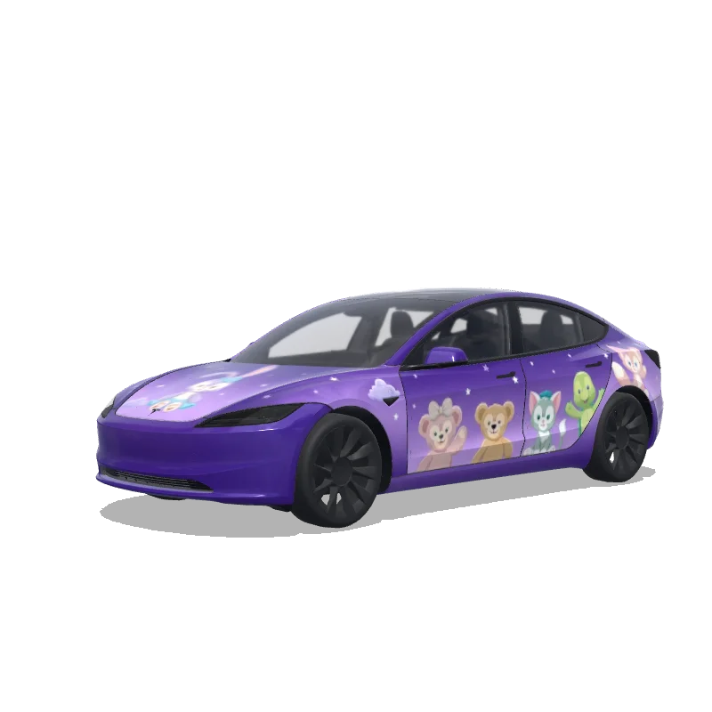 Tesla Model 3 (2024+ Standard/Premium) custom wrap design