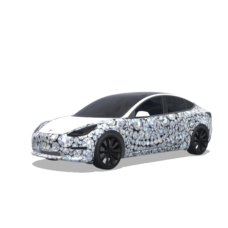 Tesla Model 3 custom wrap design