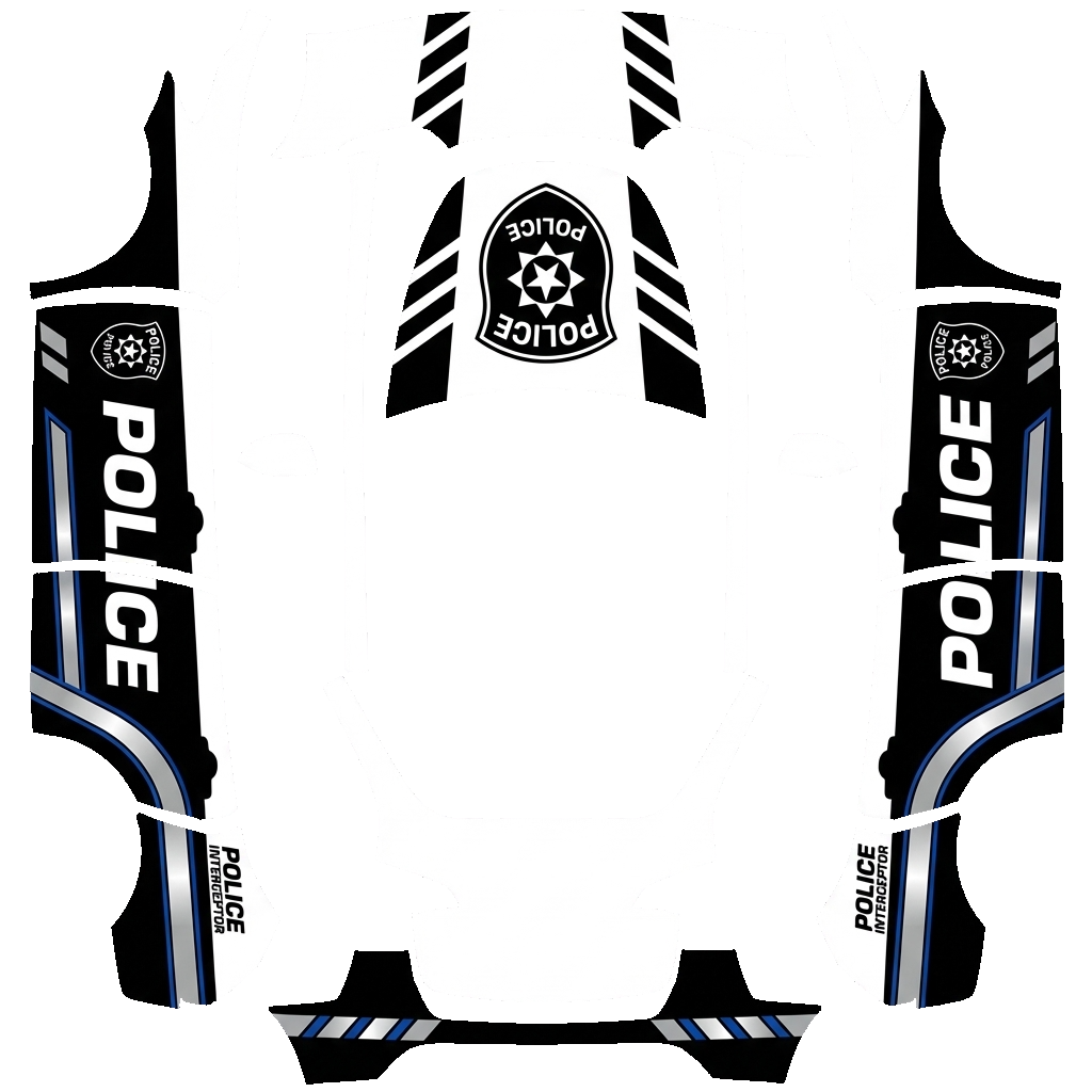 Model Y Wrap Design - flat wrap PNG for Model Y Paint Shop