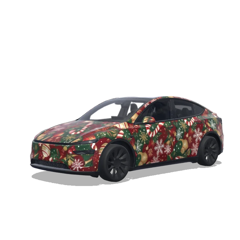Tesla Model Y (2025+ Premium) custom wrap design