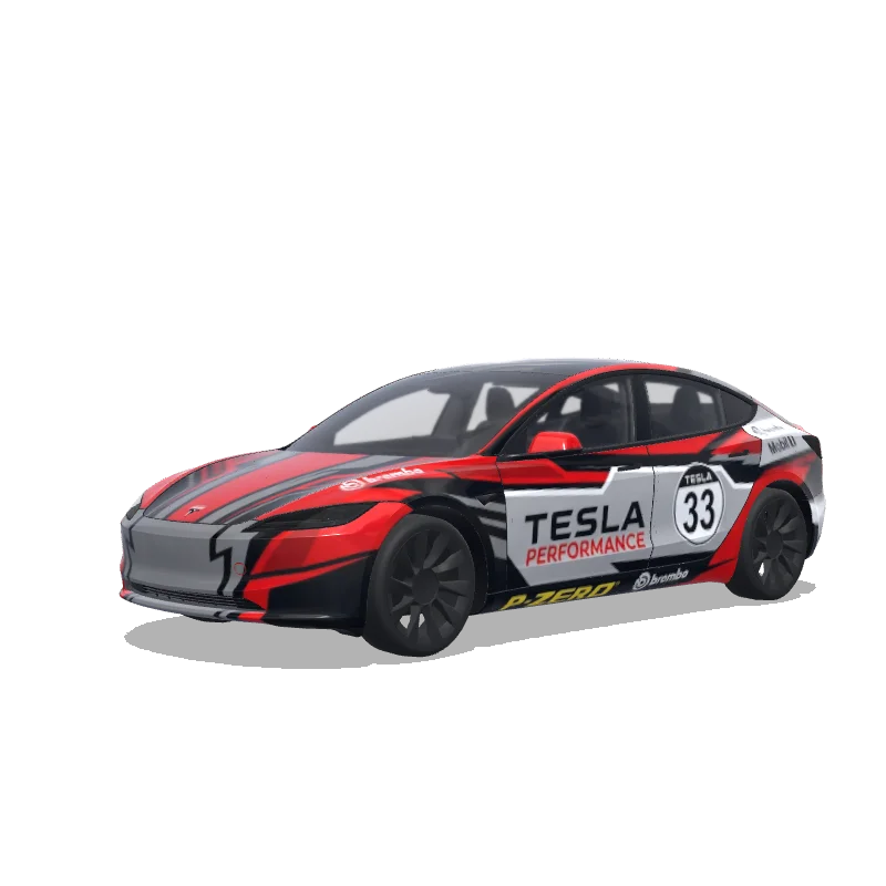 Tesla Model 3 (2024+ Standard/Premium) custom wrap design