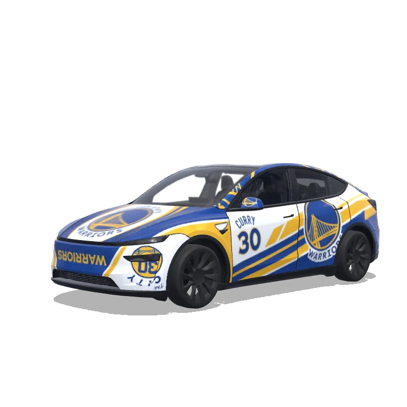 Golden State Warriors - Tesla Model Y (2025+ Performance) wrap