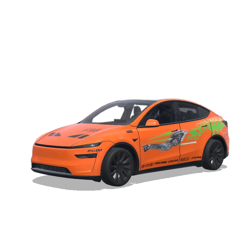 Brian’s fast and the furious replica Toyota Supra! - Tesla Model Y (2025+ Premium) wrap