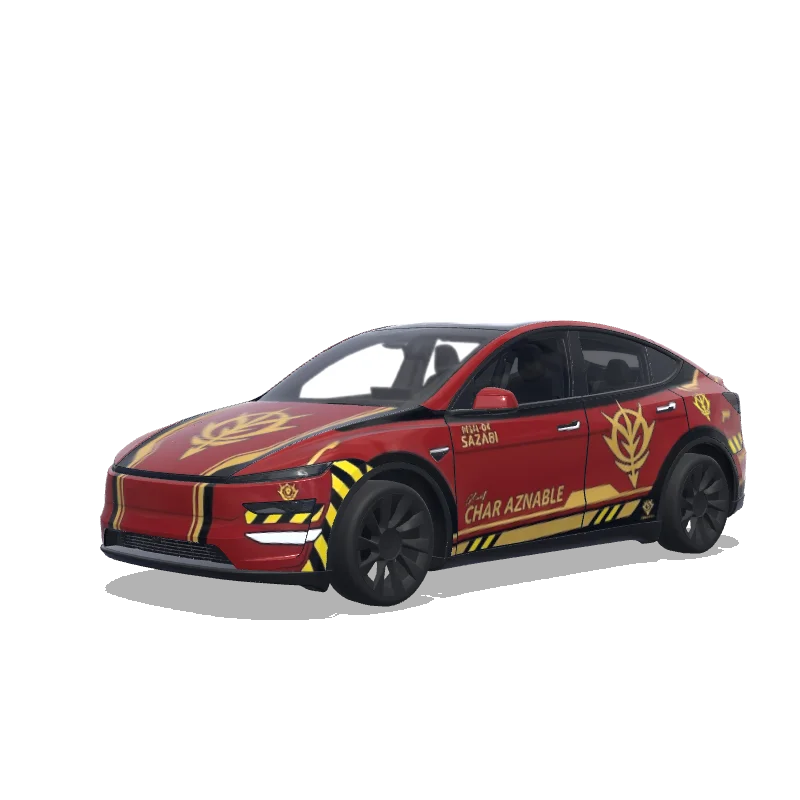 Tesla Model Y (2025+ Premium) custom wrap design