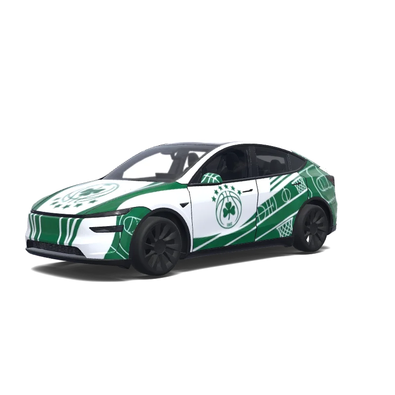 Tesla Model Y (2025+ Premium) custom wrap design