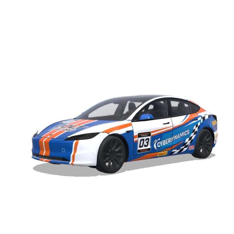 Tesla Model 3 (2024+ Standard/Premium) custom wrap design