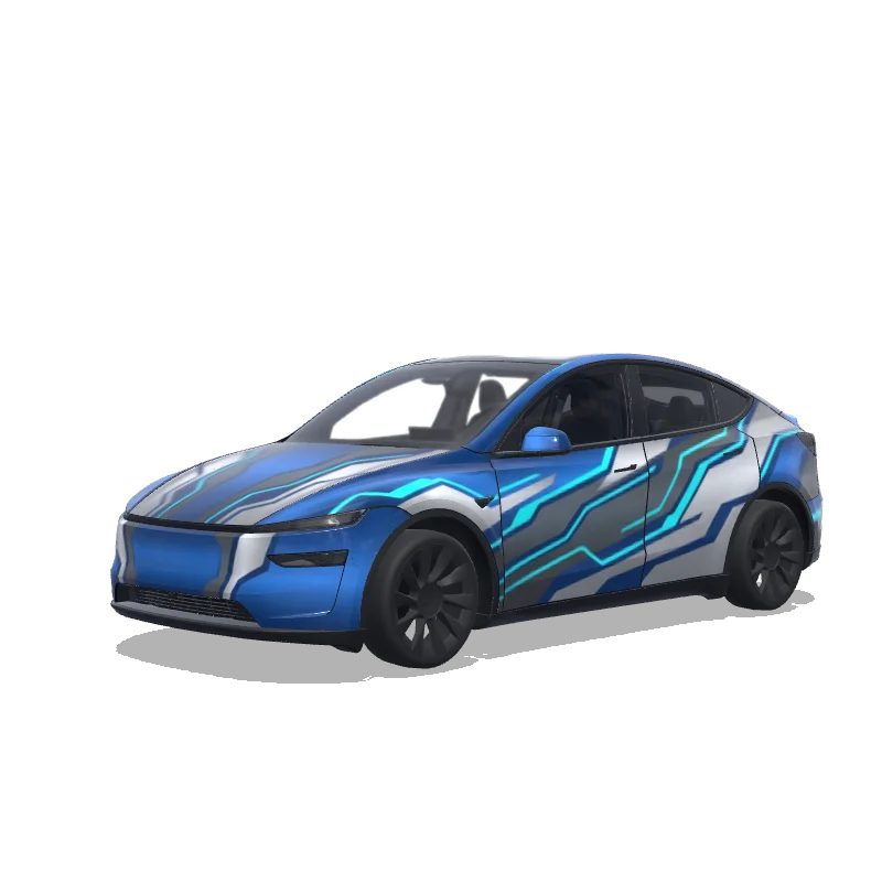 Tesla Model Y (2025+ Premium) custom wrap design