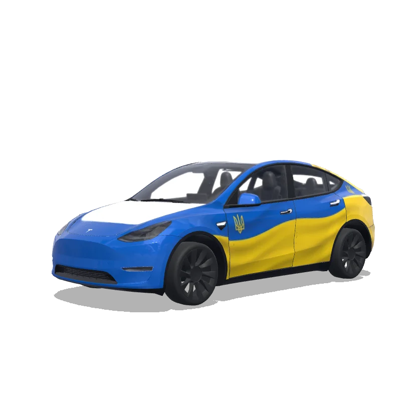 Tesla Model Y custom wrap design