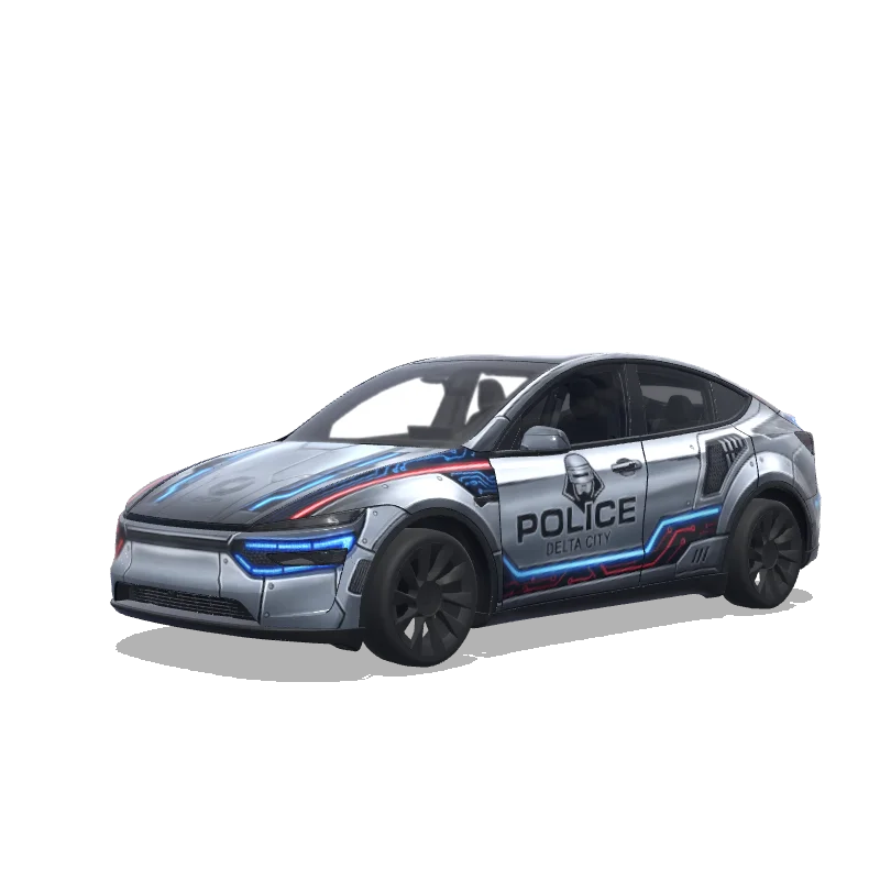 Tesla Model Y (2025+ Premium) custom wrap design