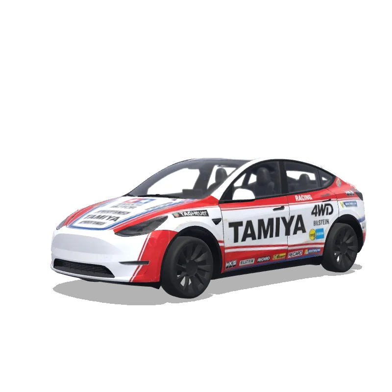 Tesla Model Y tilpasset wrap-design