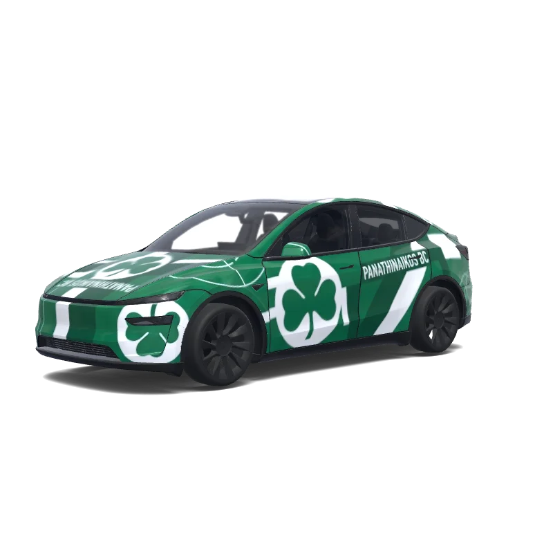 Tesla Model Y (2025+ Premium) tilpasset wrap-design
