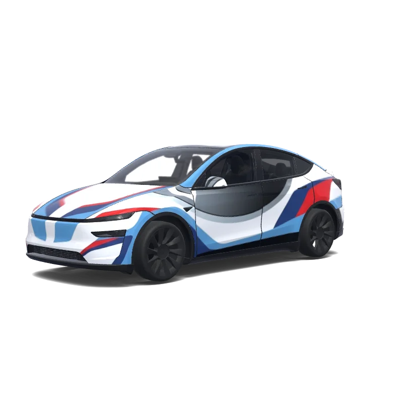 Tesla Model Y (2025+ Premium) カスタムラップデザイン