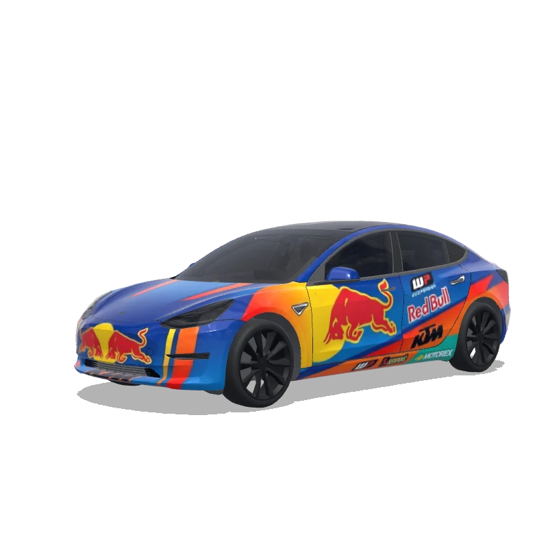 Tesla Model 3 custom wrap design