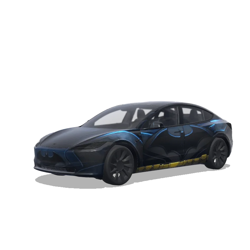 Tesla Model 3 (2024+ Standard/Premium) custom wrap design