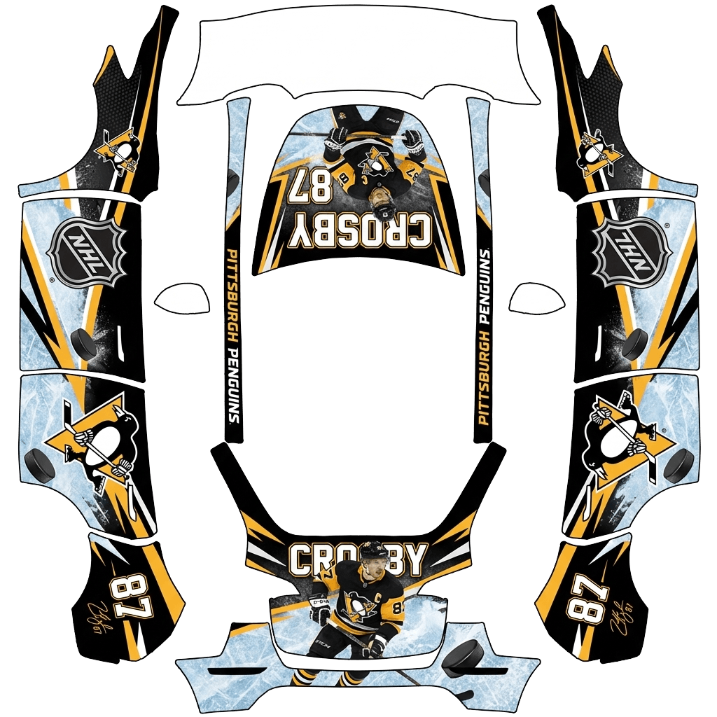 Model Y Wrap Design - flat wrap PNG for Model Y Paint Shop