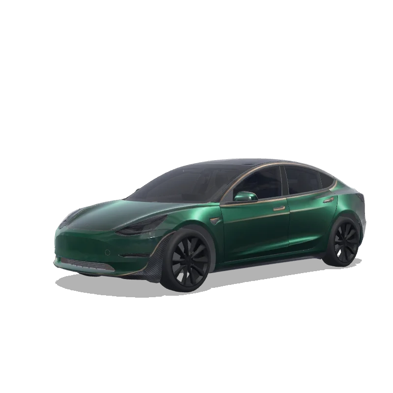 Tesla Model 3 custom wrap design