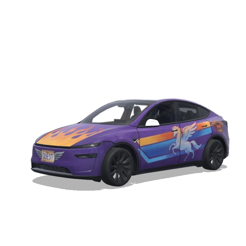 Design wrapping personalizzato Tesla Model Y (2025+ Premium)