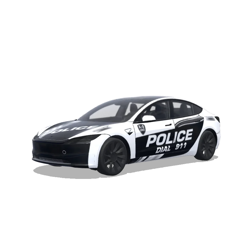 Tesla Model 3 (2024+ Standard/Premium) custom wrap design