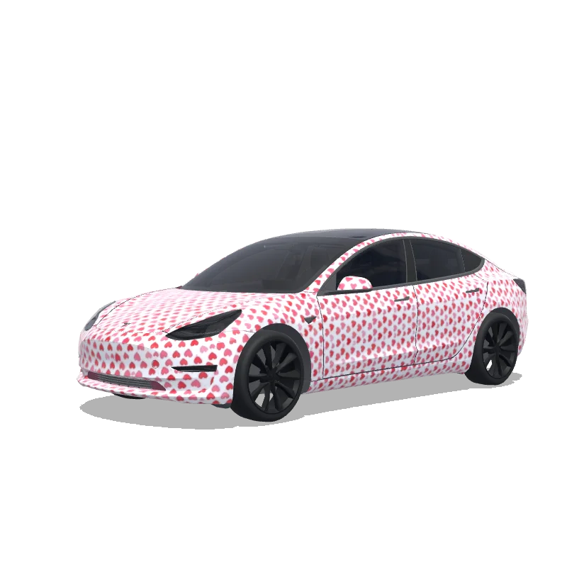 Tesla Model 3 custom wrap design