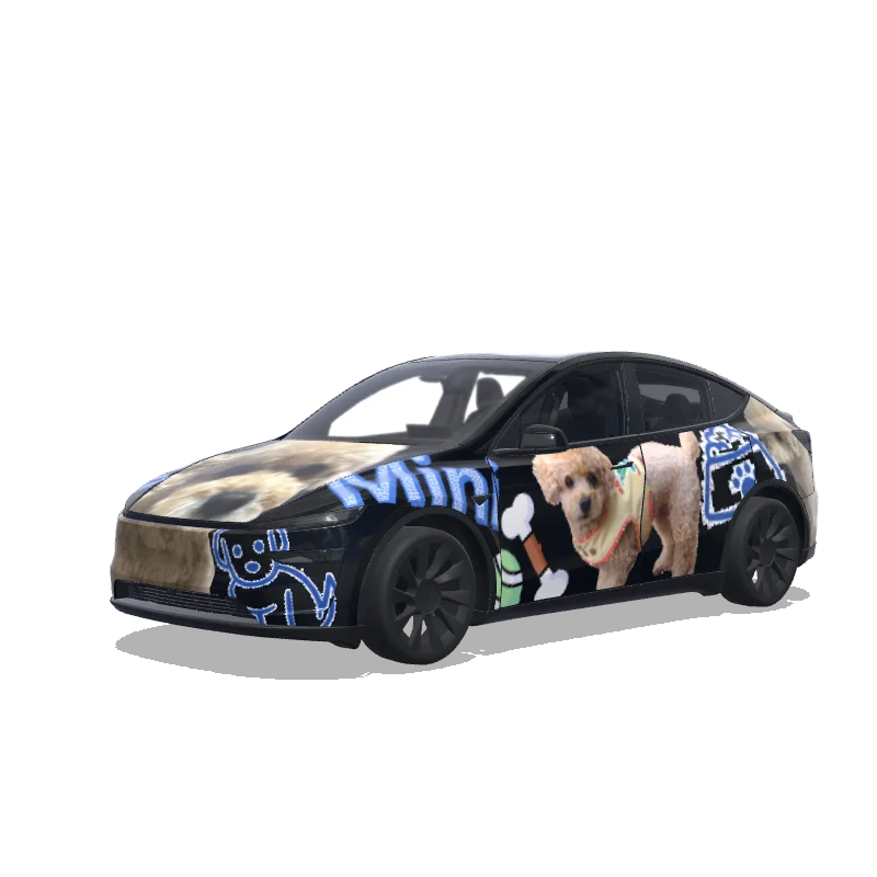 우리집 강아지 미니 - Tesla Model Y (2025+ Premium) wrap