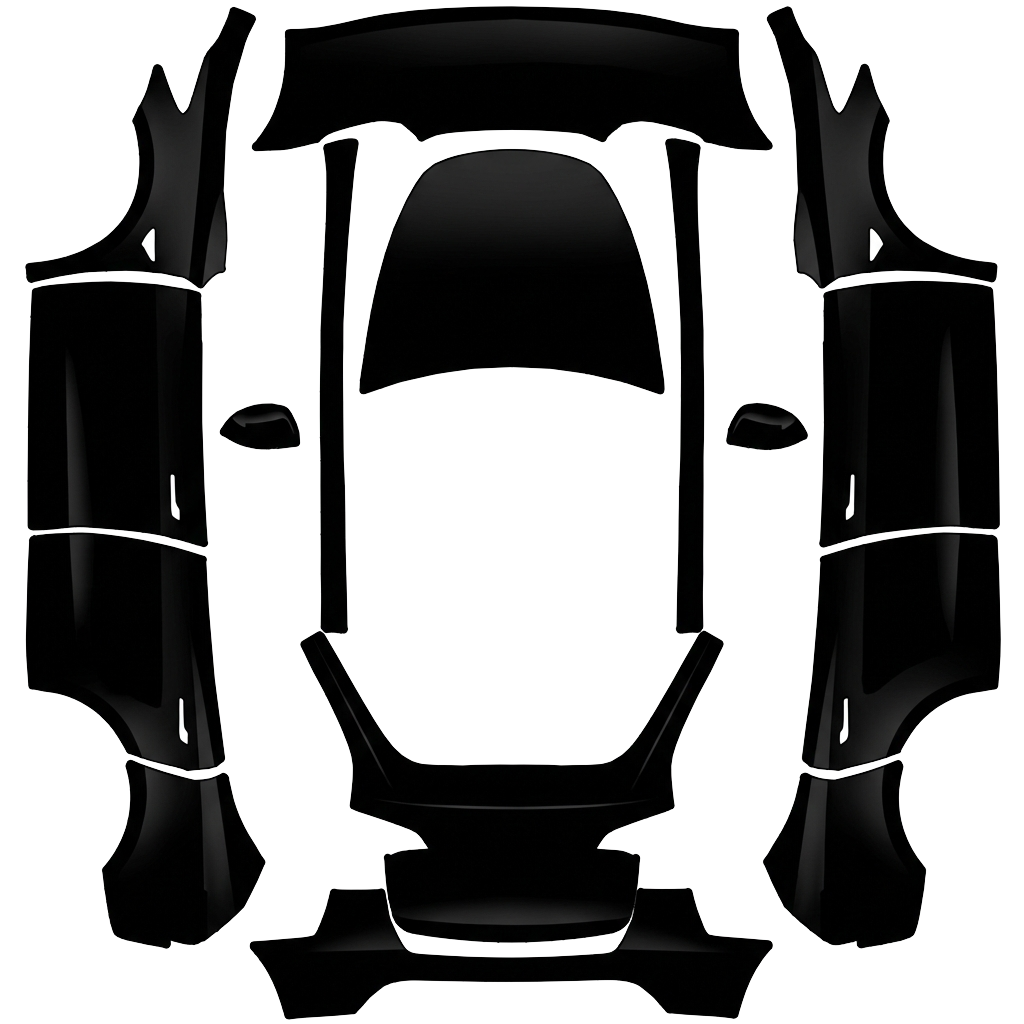 Model Y Wrap Design - flat wrap PNG for Model Y Paint Shop