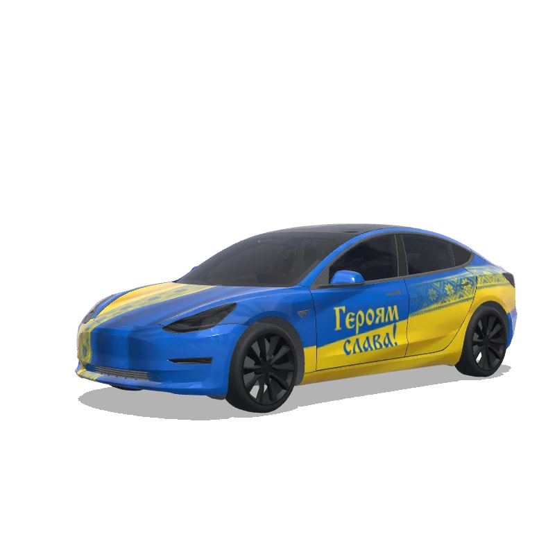 Tesla Model 3 custom wrap design