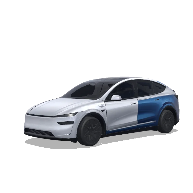 Tesla Model Y L custom wrap design