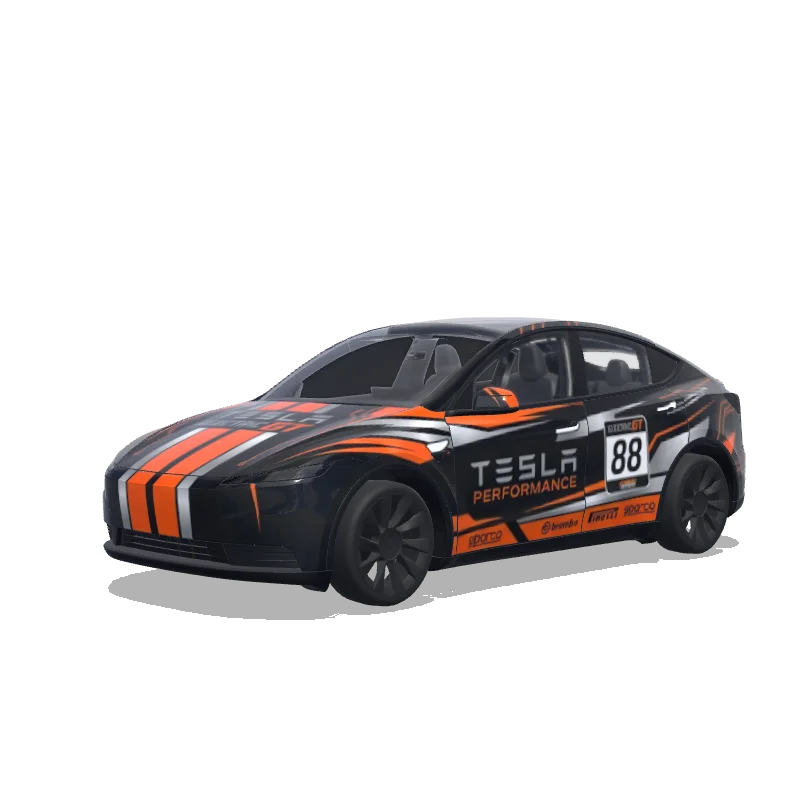 Tesla Model Y (2025+ Standard) custom wrap design