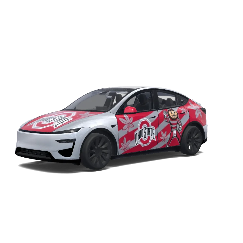 Tesla Model Y (2025+ Performance) custom wrap design