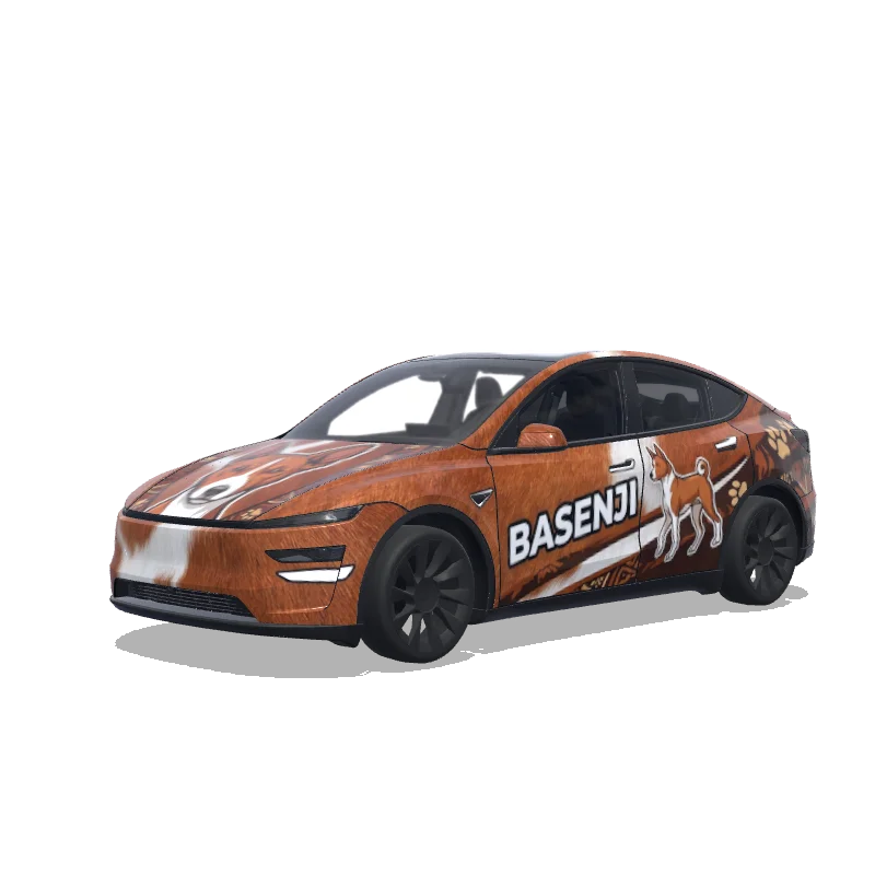 Tesla Model Y (2025+ Premium) custom wrap design