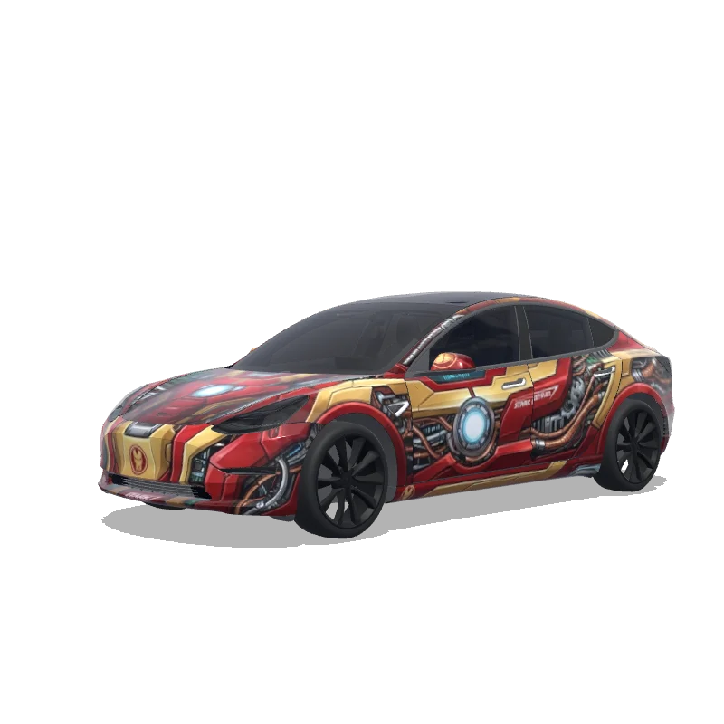 Tesla Model 3 custom wrap design