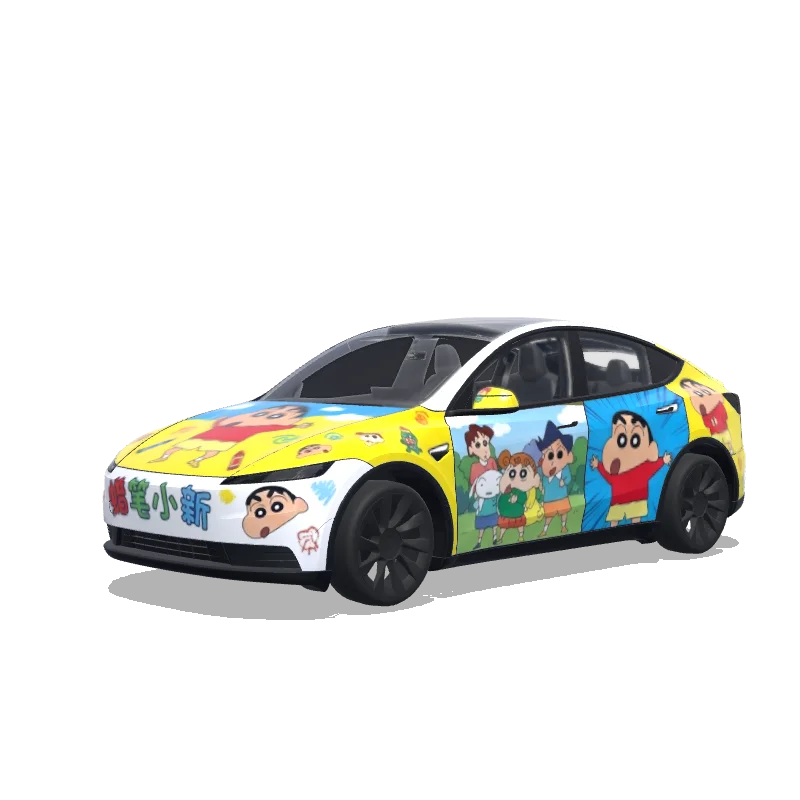 Tesla Model Y (2025+ Standard) custom wrap design