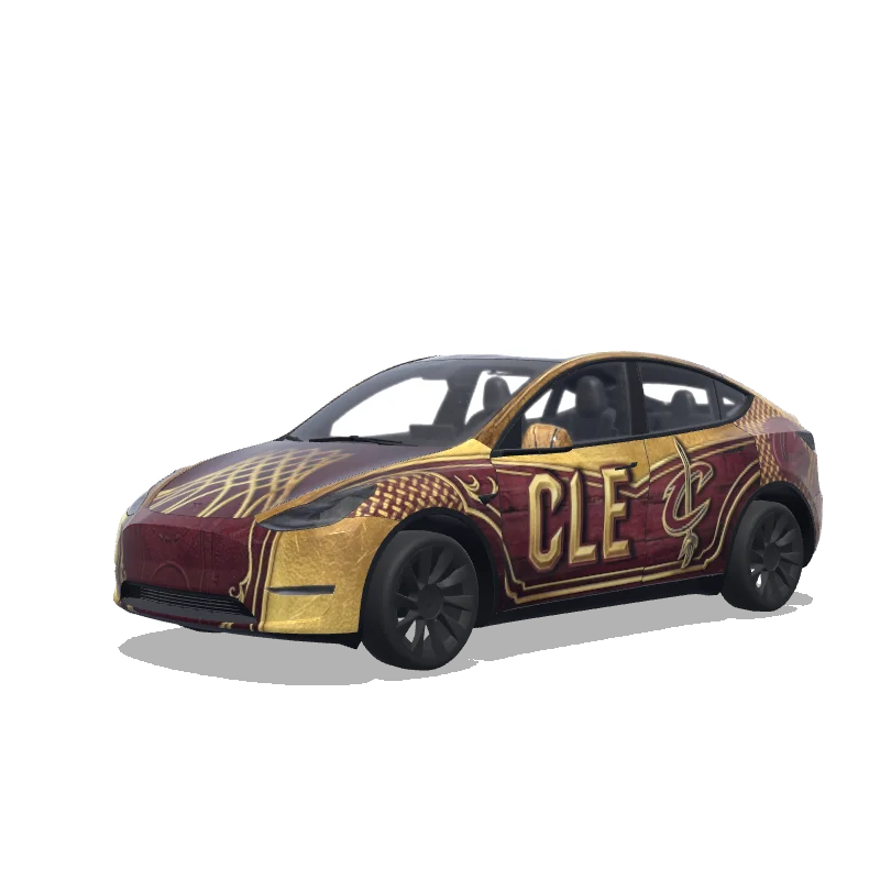 Tesla Model Y custom wrap design