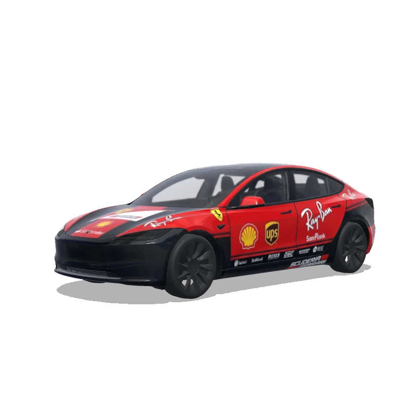 Tesla Model 3 (2024+ Standard/Premium) custom wrap design