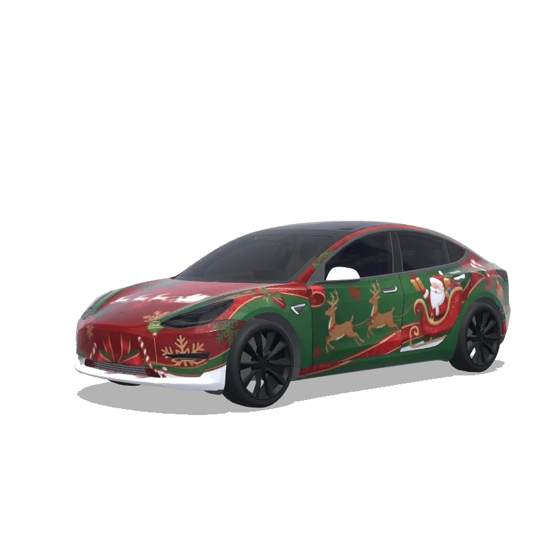 Tesla Model 3 custom wrap design