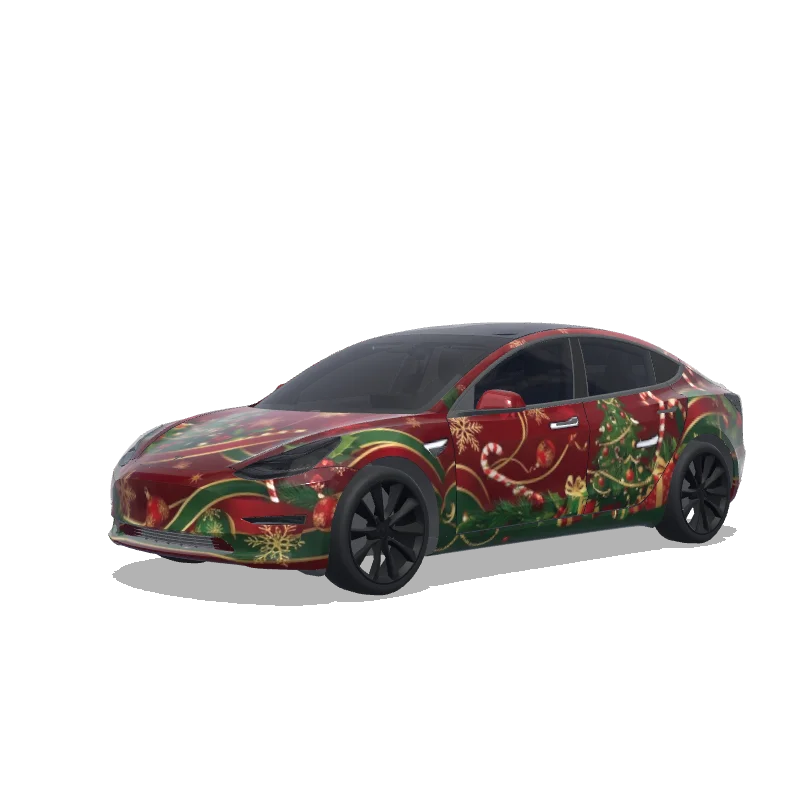 Tesla Model 3 custom wrap design