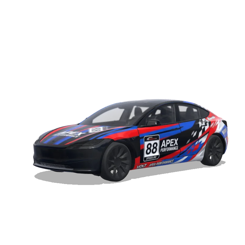 Tesla Model 3 (2024+ Standard/Premium) custom wrap design