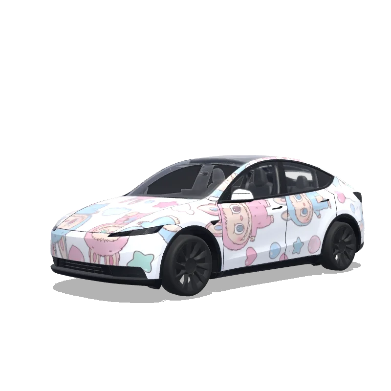 Tesla Model Y (2025+ Standard) custom wrap design