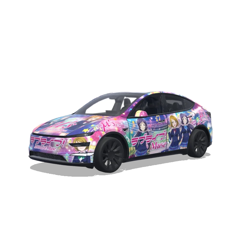 Tesla Model Y (2025+ Performance) custom wrap design